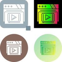 Player Icon Design vector