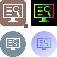 Monitor Screen Icon Design vector