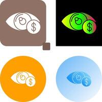 diseño de icono de ojo vector