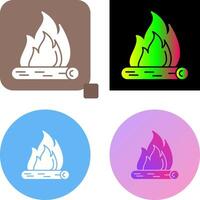 Fire Icon Design vector