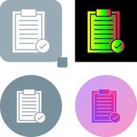 Selected Icon Design vector