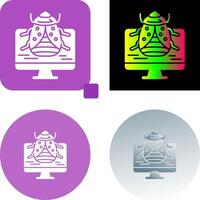 Malware Icon Design vector