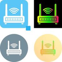 diseño de icono de enrutador wifi vector