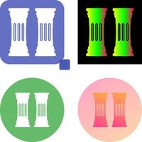 Column Icon Design vector