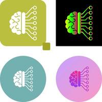 Machine Learning Icon Design vector