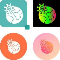 Pandemic Icon Design vector