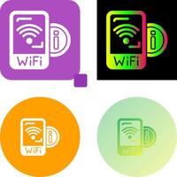 Wifi Signal Icon Design vector