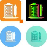 Check List Icon Design vector