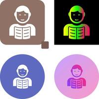 Student Icon Design vector