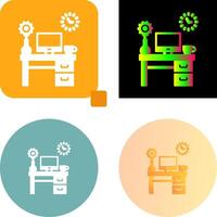 Work Table Icon Design vector