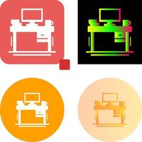 Desk Icon Design vector