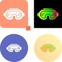 Goggle Icon Design vector