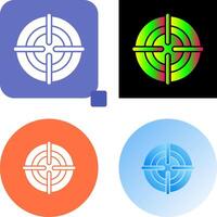 Target Icon Design vector