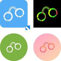 Handcuffs Icon Design vector