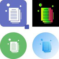 Document Icon Design vector