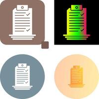 Check List Icon Design vector