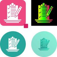 Check List Icon Design vector