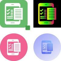 Check List Icon Design vector