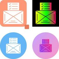 Check List Icon Design vector