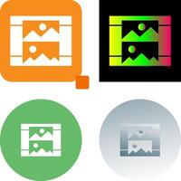 Gallery Icon Design vector