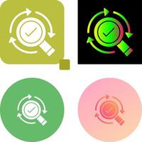 Research Icon Design vector