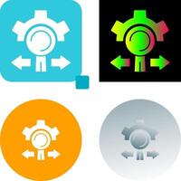 Research and Development Icon Design vector