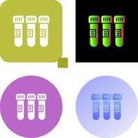 Test Tube Icon Design vector