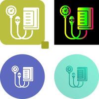 Blood Pressure Gauge Icon Design vector