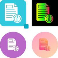 Document Icon Design vector