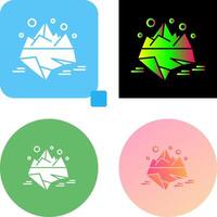 Iceberg Icon Design vector