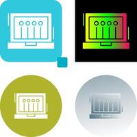 Laptop Icon Design vector