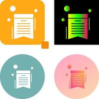 Wishlist Icon Design vector