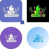 Bonfire Icon Design vector