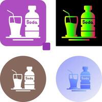 soda icono diseño vector