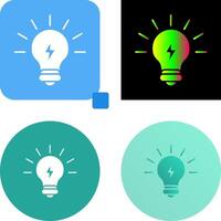 Light Bulb Icon Design vector