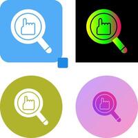 Quick Selection Icon Design vector