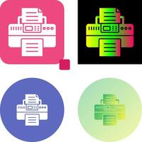 Printer Icon Design vector