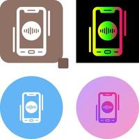 Recorder Icon Design vector