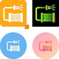 Water Hose Icon Design vector