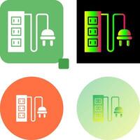 Power Socket Icon Design vector