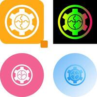Solution Icon Design vector