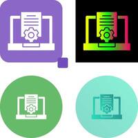 Research Icon Design vector