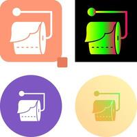 Tissue Roll Icon Design vector