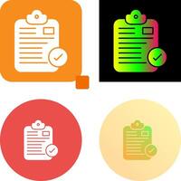 Secure Notepad Icon Design vector