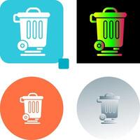 Dustbin Icon Design vector