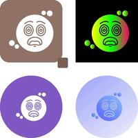 Dazed Icon Design vector