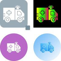 Ambulance Icon Design vector