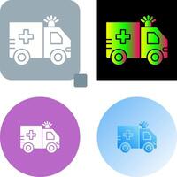 Ambulance Icon Design vector