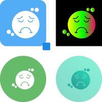 triste icono diseño vector