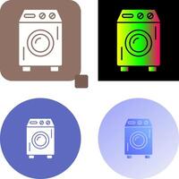 Washing Machine Icon Design vector